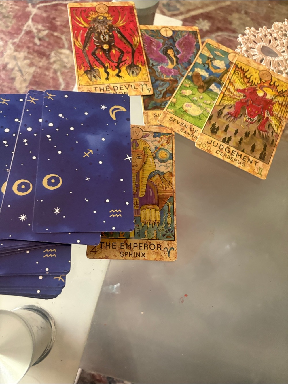 Old Tarot cards.